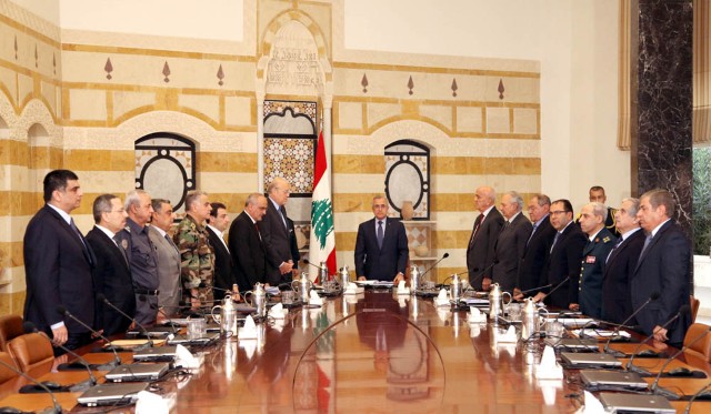 الرئيس سليمان رأس اجتماع المجلس الاعلى للدفاع
